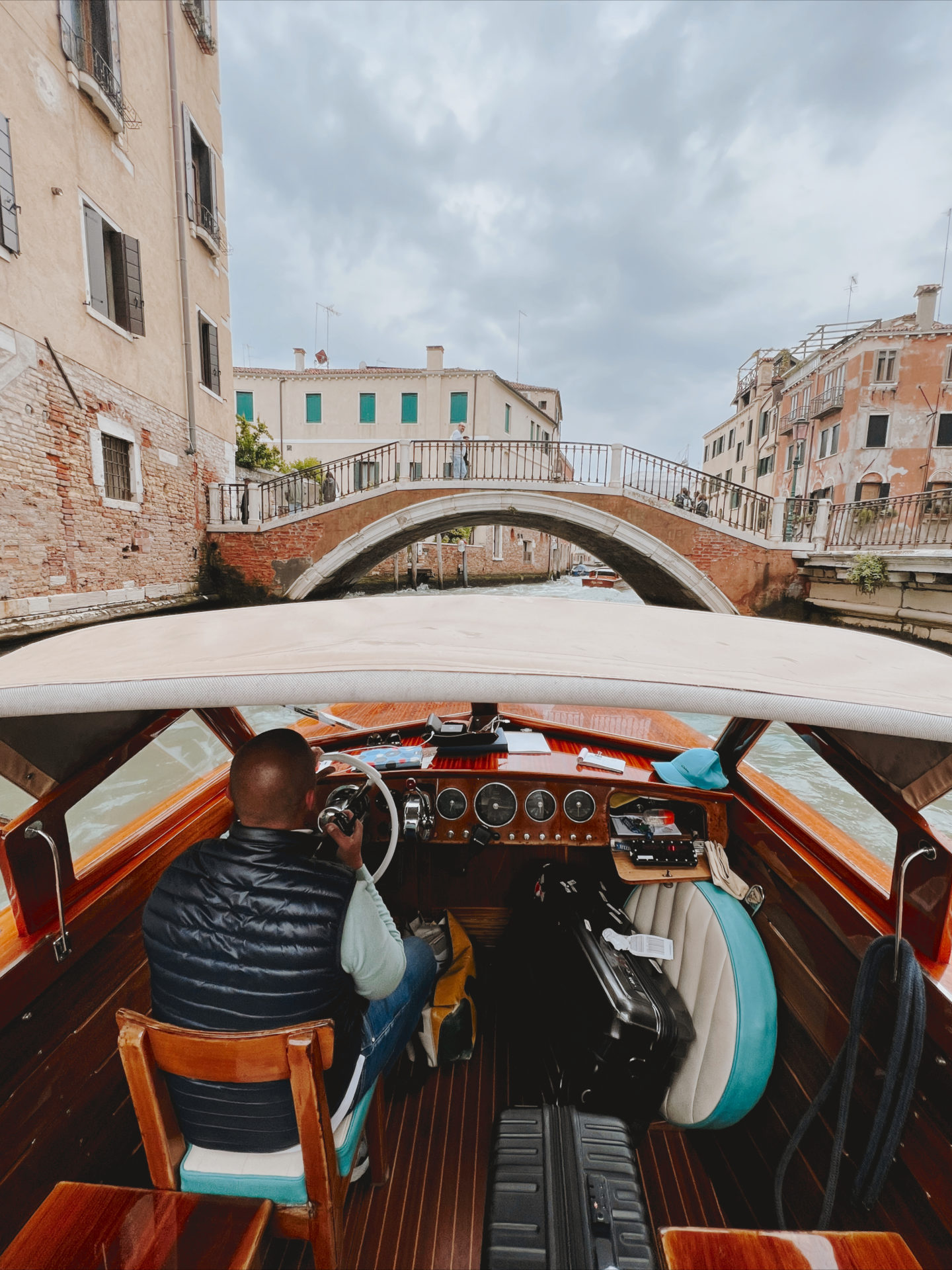 Taxibåt i Venezia